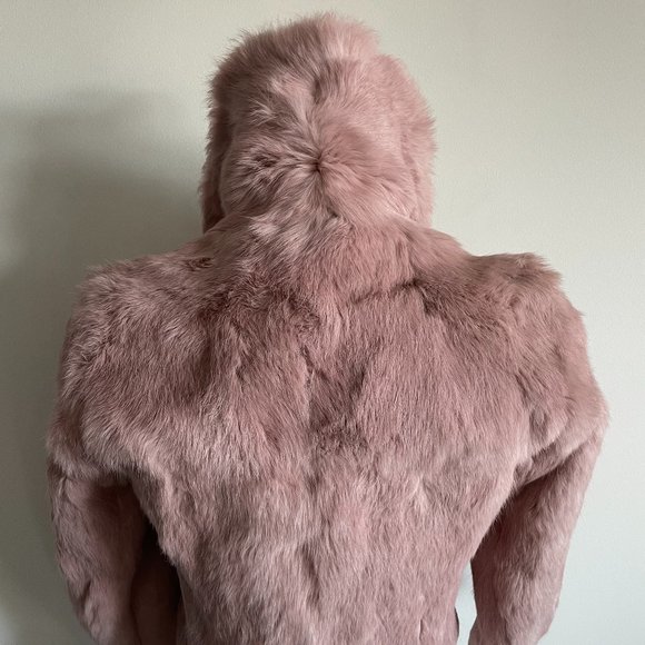 Vintage Development Phillip Lim Rabbit Fur Coat - Picture 7 of 13